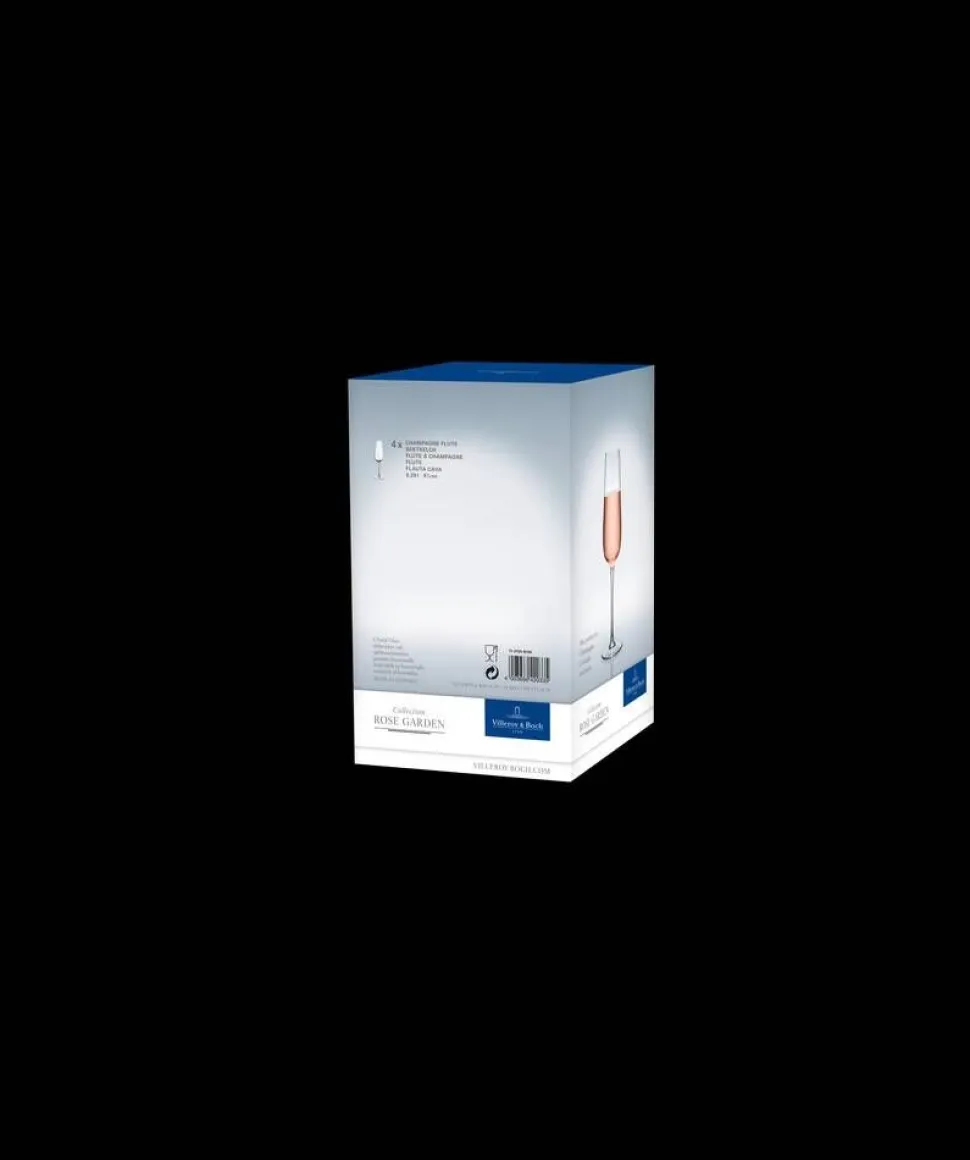 Villeroy&Boch Rose Garden samppanjalasisetti 4 kpl 250 mm 0,12l