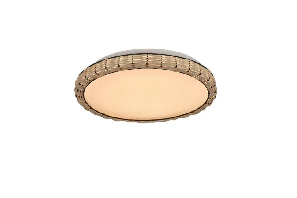 Virvatuli plafondi Rosa 1 LED 30 cm rottinki