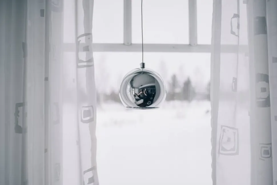 Virvatuli riippuvalaisin Bollen 1-os. LED kromi