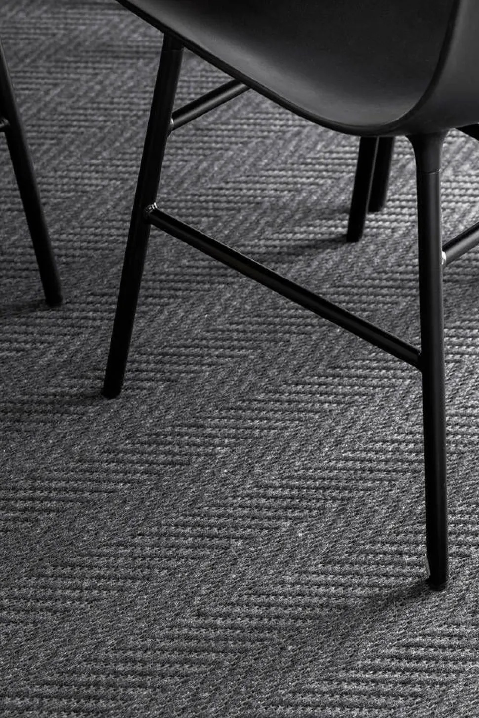 VM-Carpet matto Elsa Ø 200 cm musta