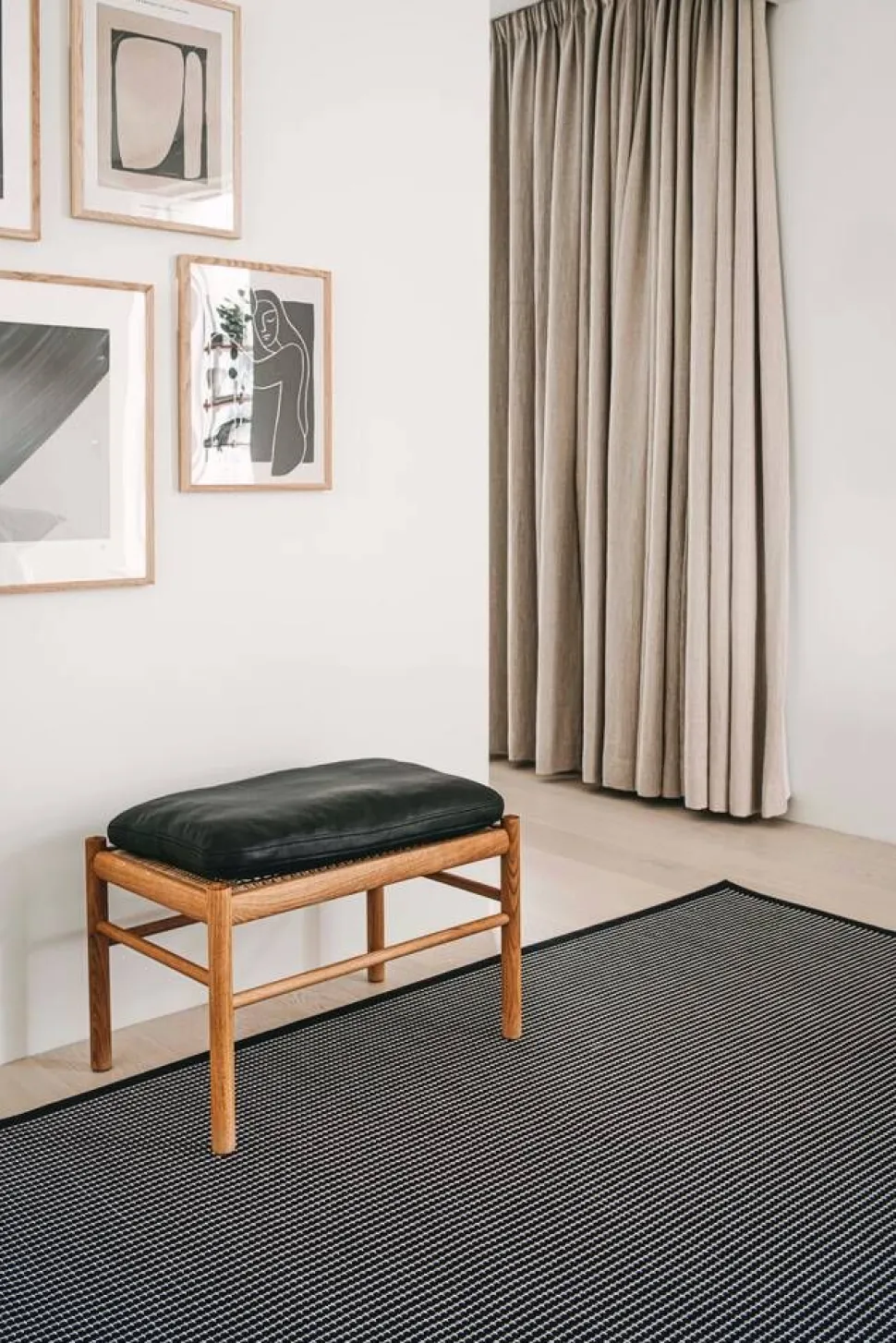 VM-Carpet matto Lyyra2 80x300 cm 70 musta