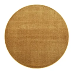 VM-Carpet matto Satine ø 240 cm 371 keltainen