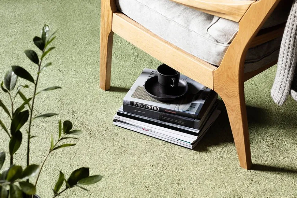 VM-Carpet Satine 572 vihreä, 160*230 cm, kantti 5784