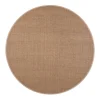 VM-Carpet Sisal, 85 taupe, Ø 133 cm, kantti 25 B